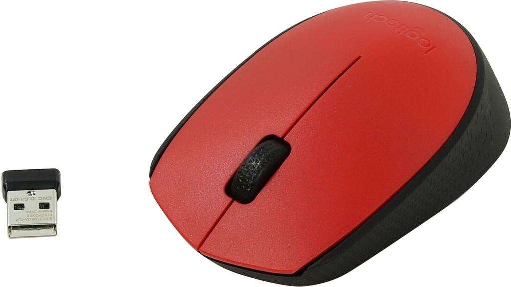 LOGITECH MOUSE WIRELESS M171 RED