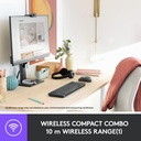 Logitech Wireless Keyboard Mouse Combo MK220 US