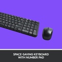 Logitech Wireless Keyboard Mouse Combo MK220 US
