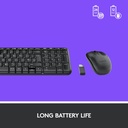 Logitech Wireless Keyboard Mouse Combo MK220 US
