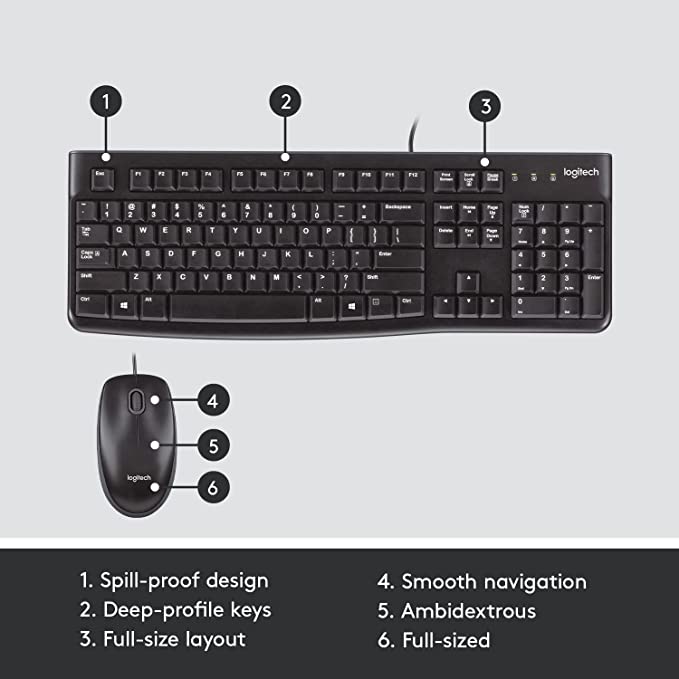 Logitech Wired Combo MK120 US