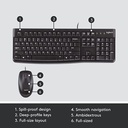 Logitech Wired Combo MK120 US