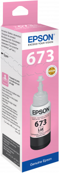 Epson 673 Light Magenta Original Ink Bottle 70ml (C13T67364A)