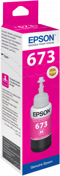 Epson 673 Magenta Original Ink Bottle 70ml (C13T67334A)
