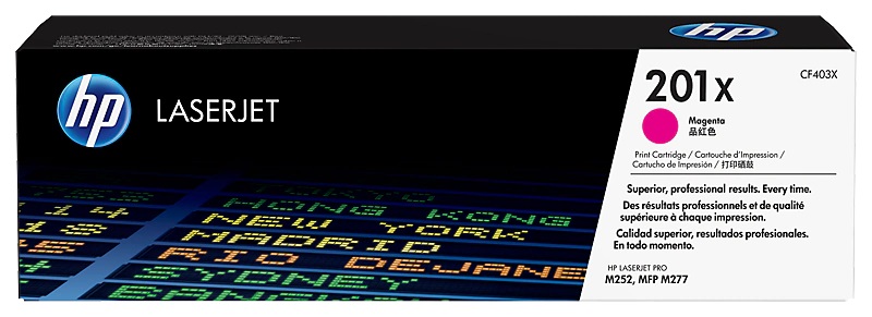 HP 201X High Yield Magenta Original LaserJet Toner Cartridge (CF403X)