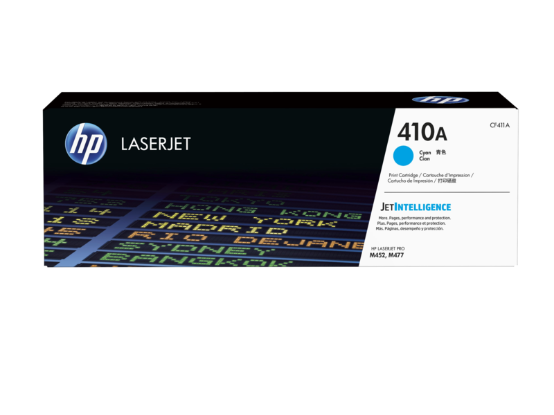 HP 410A Cyan Original LaserJet Toner Cartridge (CF411A)