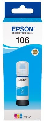 Epson 106 Cyan Original Ink Bottle 140ml (C13T00R240)