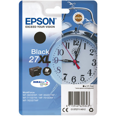 Epson 27XL Black Original Ink Cartridge (C13T27114012)