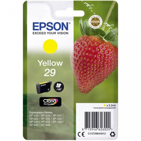 Epson 29 Yellow Original Ink Cartridge (C13T29844012)