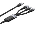 Unitek MC 3in1 Braided USB-C/Lightning/Micro C14101BK-1.5M