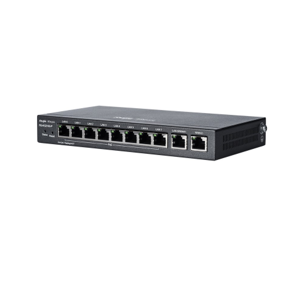 Reyee 10-Port PoE Gigabit Cloud Managed Router (RG-EG210G-P)