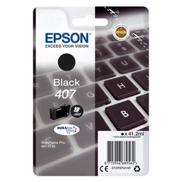 [C13T07U140] Epson 407 Black Original Ink Cartridge (C13T07U140)