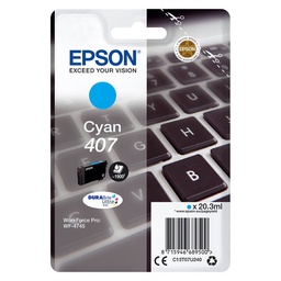 [C13T07U240] Epson 407 Cyan Original Ink Cartridge (C13T07U240)