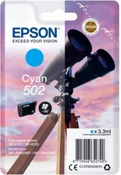 [C13T02V24010] Epson 502 Cyan Original Ink Cartridge (C13T02V24010)