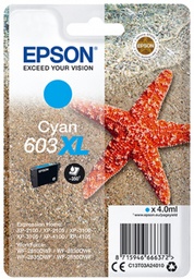 [C13T03A24010] Epson 603XL Cyan Original Ink Cartridge (C13T03A24010)