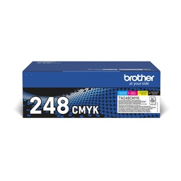 Genuine Brother TN248CMYK Toner Cartridge - Cyan/Magenta/Yellow/Black