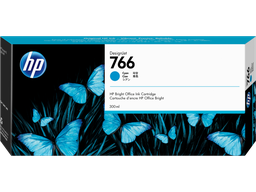 HP 766 300-ml Cyan DesignJet Ink Cartridge (P2V89A)