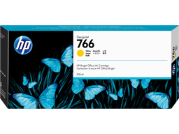 HP 766 300-ml Yellow DesignJet Ink Cartridge (P2V91A)