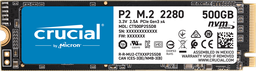 Crucial SSD 500GB P2 PCIe M.2 NVME PCIe 3.0 x4 (CT500P2SSD8)