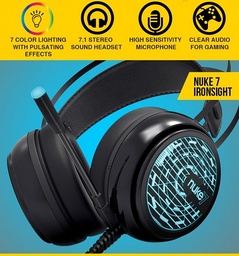 Armaggeddon Nuke 7 Ironsight 7.1 Pro Gaming Headset