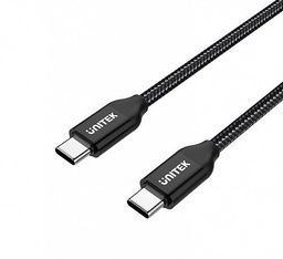 Unitek C14059BK Braided Type-C to Type-C Cable PD 100W 2.0m